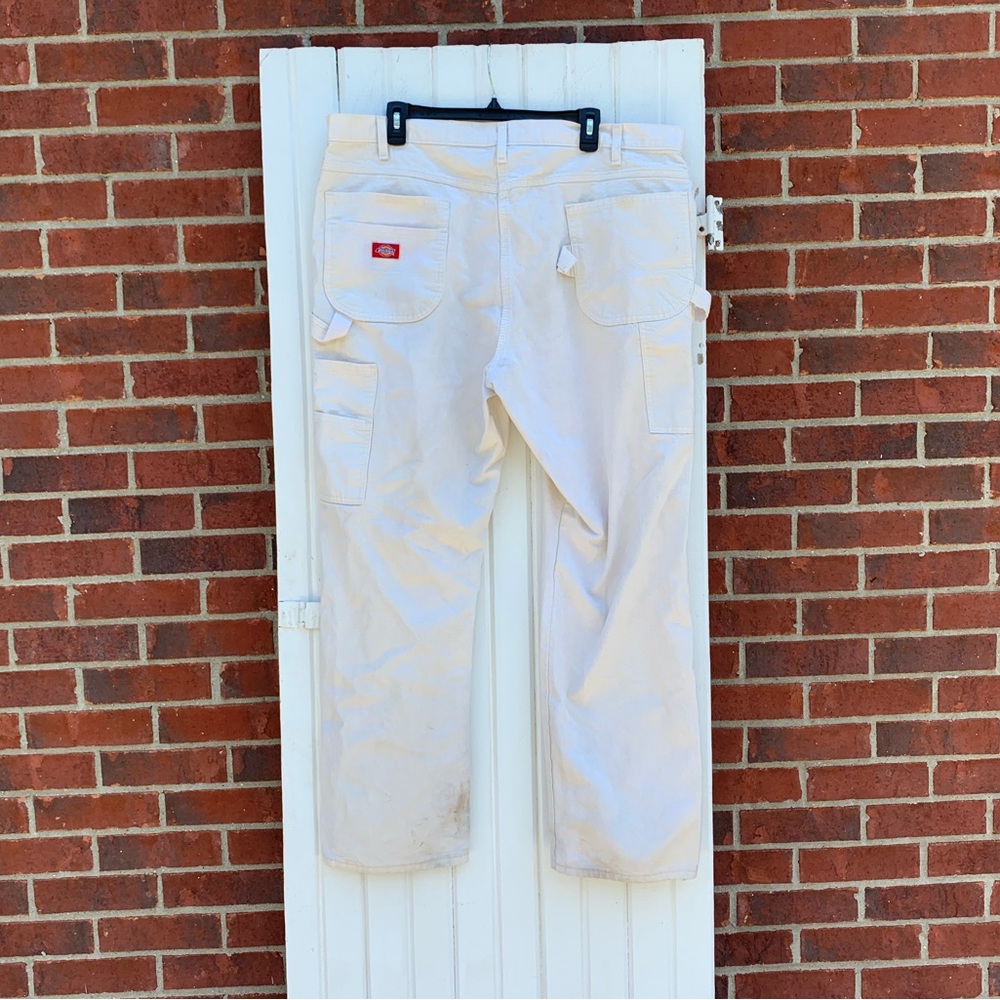Dickies Cream Carpenter Utility Pants - Picture 2 of 6